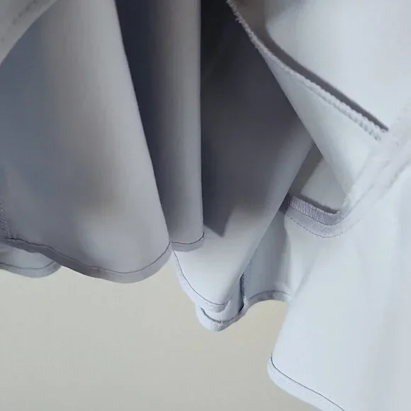 H BY HALSTON | Overlay Layered Dress strapless baby blue sz 2 - Picture 5 of 8